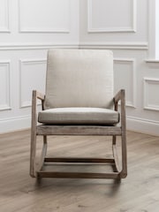 Voyage Maison Greywash Jonas Modern Rustic Chair - Image 3 of 5