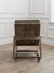 Voyage Maison Greywash Jonas Modern Rustic Chair - Image 5 of 5