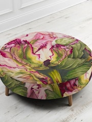 Voyage Maison Fuchsia Petra Heligan Floral Classic Footstool - Image 2 of 2
