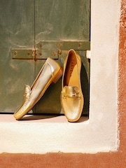 Carvela Comfort Gold Marina Shoes - Image 2 of 6