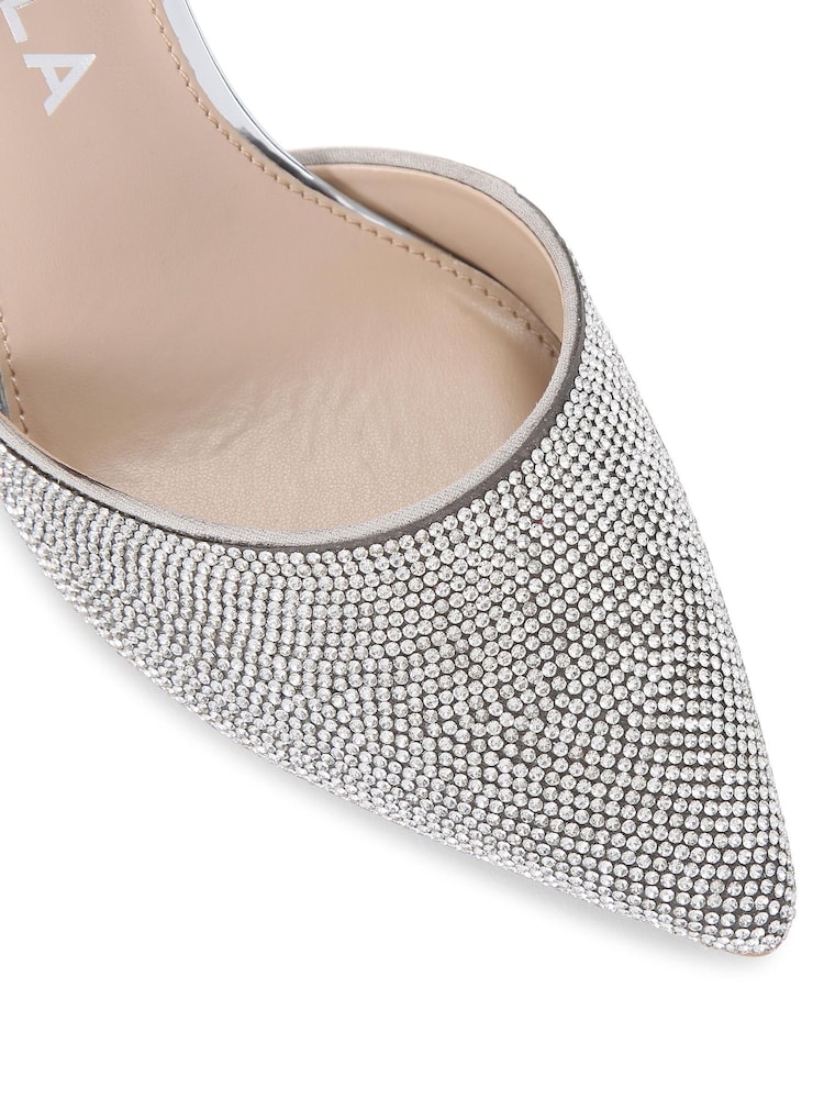 Carvela Silver Shine Courts - Image 5 of 5