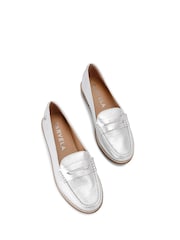 Carvela Comfort Black Crackle Leather Shoes - Image 3 of 5