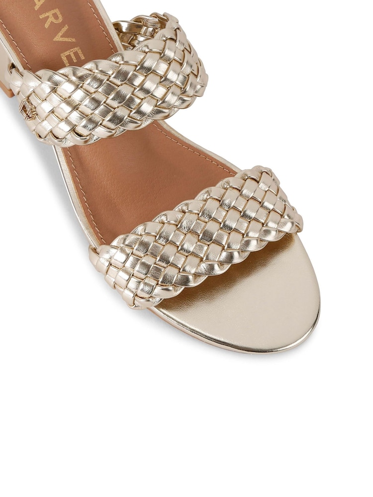 Gold - Carvela Twisted Heeled Sandals - Bild 5 von 5 Gold - Carvela Twisted Heeled Sandals - Bild 5 von 5