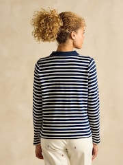 Joules Harbour Navy Jersey Cardigan - Image 2 of 7