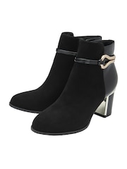 Lotus Black Ankle Boots - Image 2 of 4