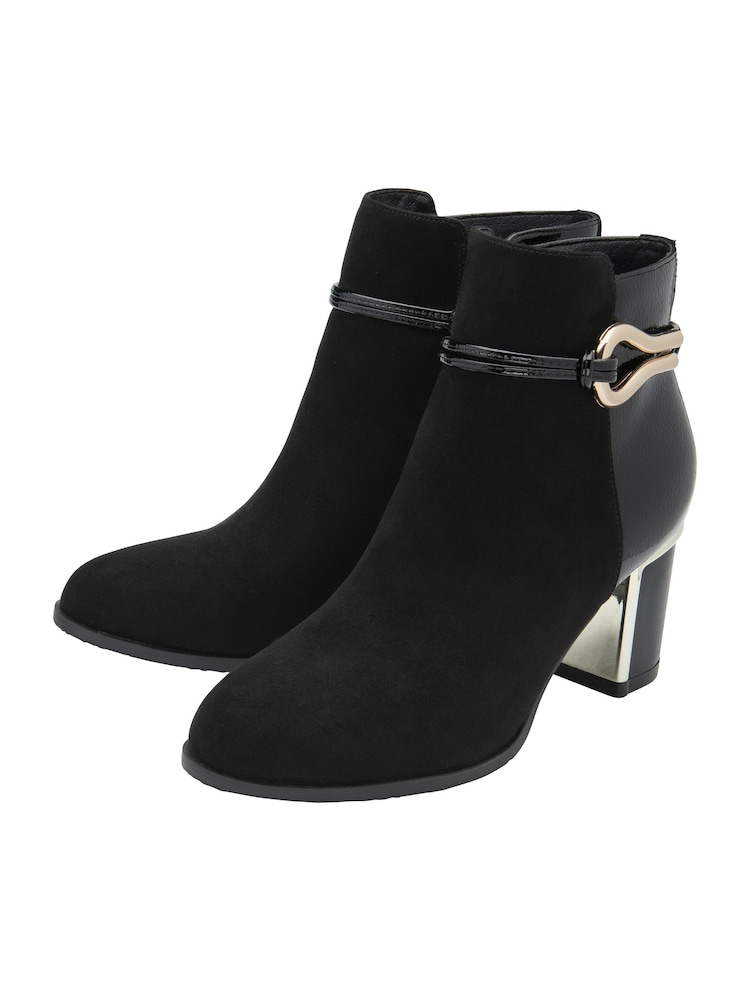 Lotus Black Ankle Boots - Image 2 of 4