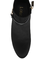 Lotus Black Ankle Boots - Image 4 of 4