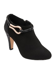 Lotus Black Heeled Shoe Boots - Image 1 of 4