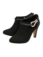 Lotus Black Heeled Shoe Boots - Image 2 of 4