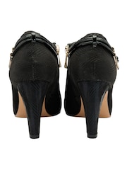Lotus Black Heeled Shoe Boots - Image 3 of 4