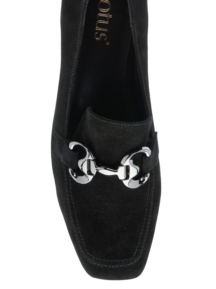 črna - Lotus Heeled Leather mokasini čevlji - Slika 4 iz 4 črna - Lotus Heeled Leather mokasini čevlji - Slika 4 iz 4