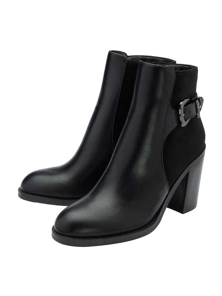 Lotus Black Ankle Boots - Image 2 of 4