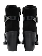 Lotus Black Ankle Boots - Image 3 of 4