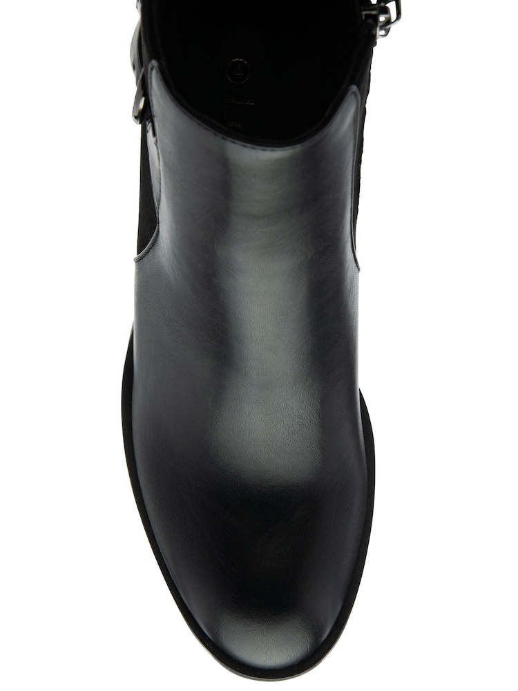 Lotus Black Ankle Boots - Image 4 of 4