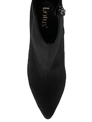 Lotus Black Ankle Boots - Image 4 of 4