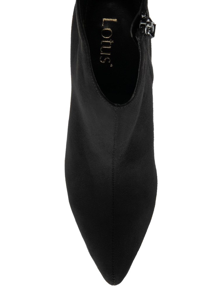 Lotus Black Ankle Boots - Image 4 of 4