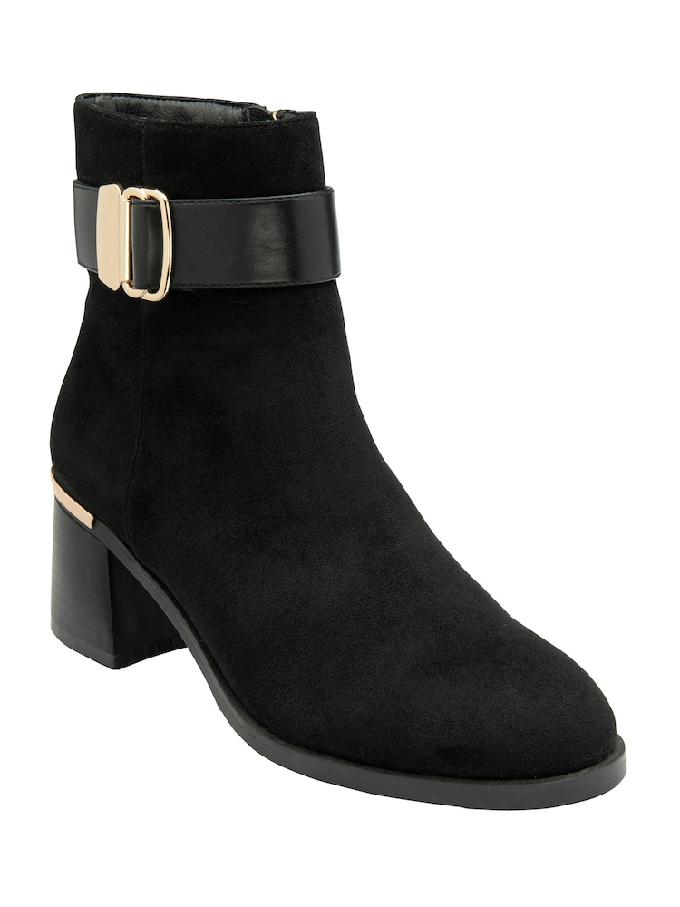 Lotus Black Ankle Boots - Image 1 of 4