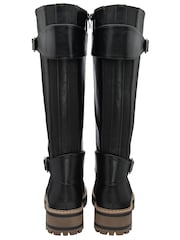 Lotus Black Knee High Boots - Image 3 of 4