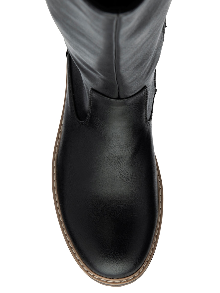 Lotus Black Knee High Boots - Image 4 of 4