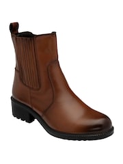 Lotus Brown Ankle Boots - Image 1 of 4