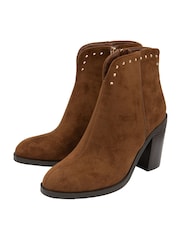 Lotus Brown Ankle Boots - Image 2 of 4