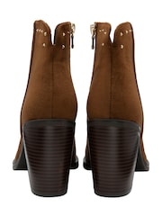 Lotus Brown Ankle Boots - Image 3 of 4