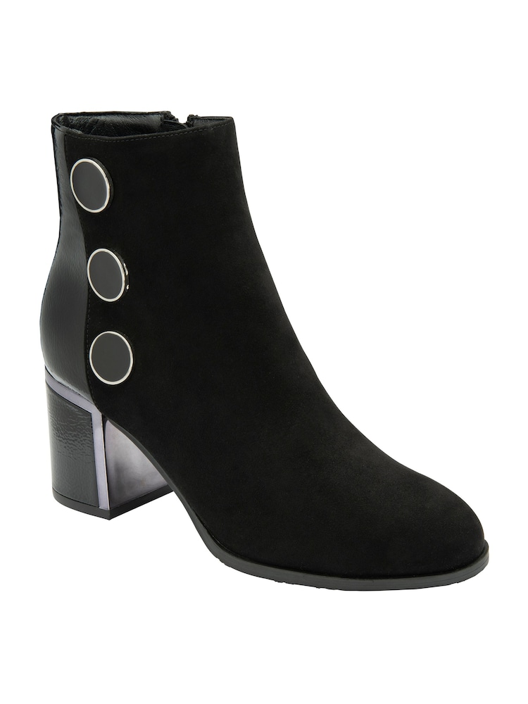 Lotus Black Ankle Boots - Image 1 of 4