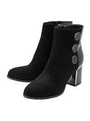 Lotus Black Ankle Boots - Image 2 of 4