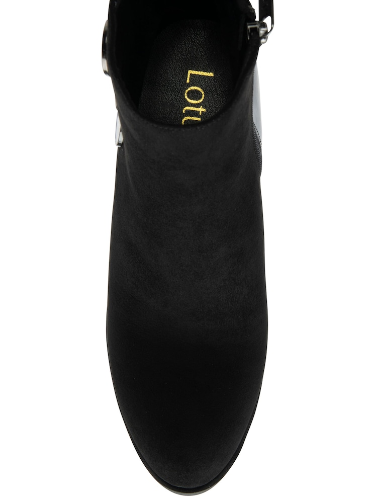 Lotus Black Ankle Boots - Image 4 of 4