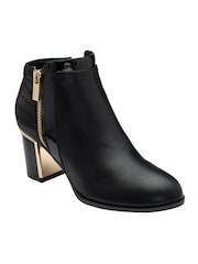 Lotus Black Ankle Boots - Image 1 of 4