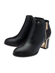 Lotus Black Ankle Boots - Image 2 of 4