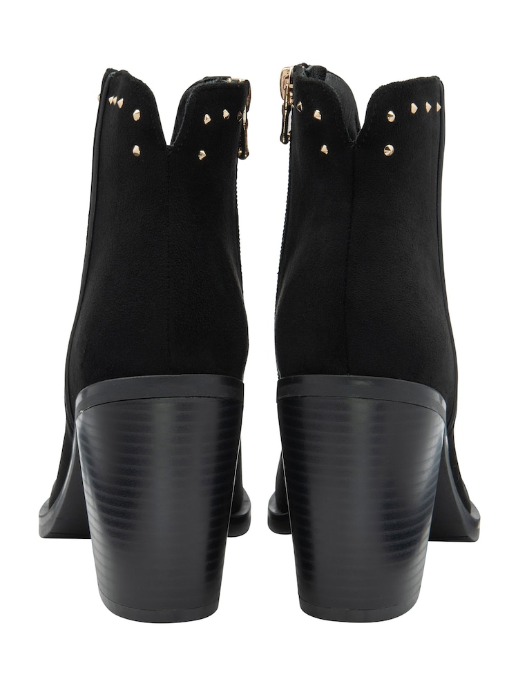 Lotus Black Ankle Boots - Image 3 of 4
