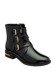 Lotus Black Ankle Boots - Image 3 of 4