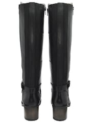 Lotus Black Knee High Boots - Image 3 of 4