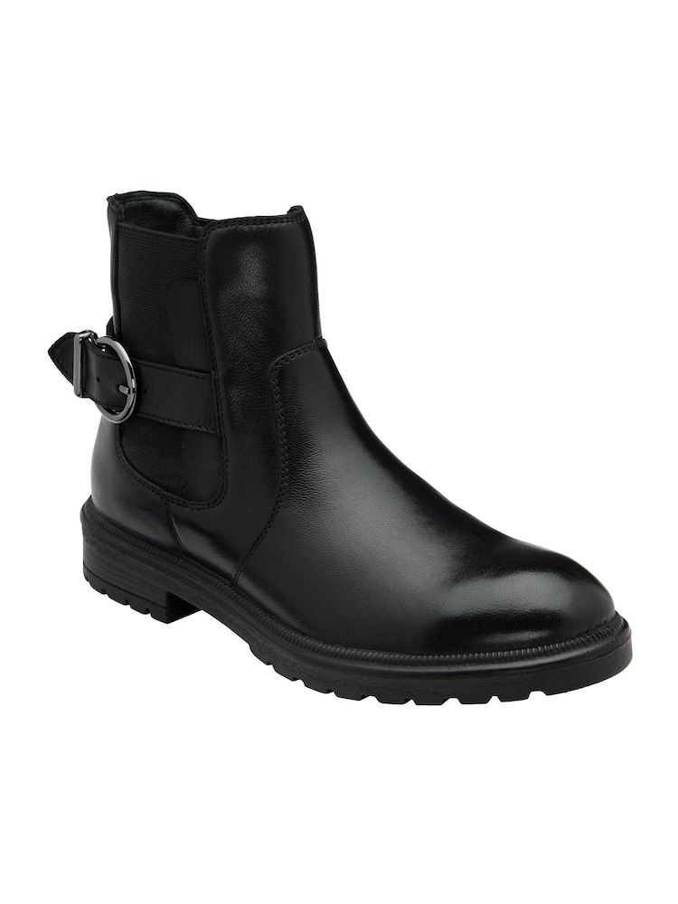 Lotus Black Ankle Boots - Image 1 of 4
