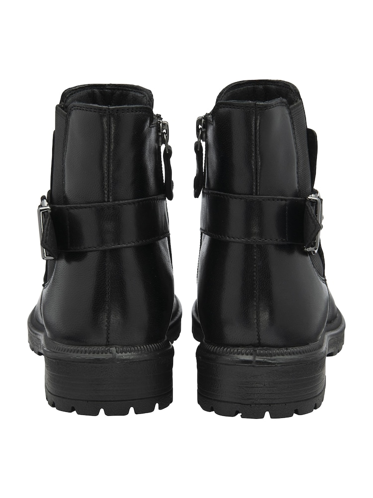 Lotus Black Ankle Boots - Image 3 of 4