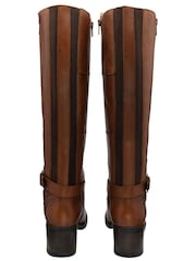 Lotus Brown Knee High Boots - Image 3 of 4