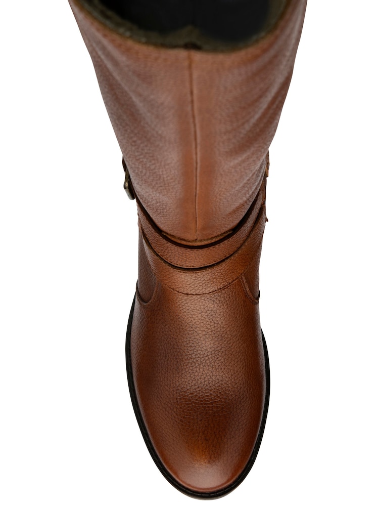 Lotus Brown Knee High Boots - Image 4 of 4