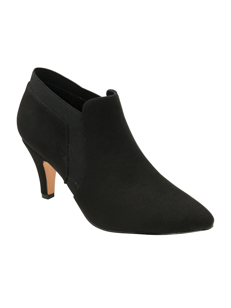 Lotus Black Heeled Shoe Boots - Image 1 of 4