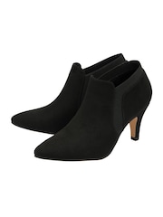 Lotus Black Heeled Shoe Boots - Image 2 of 4