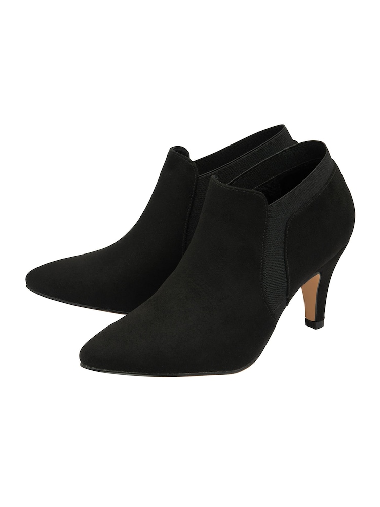 Lotus Black Heeled Shoe Boots - Image 2 of 4