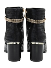 Lotus Black Ankle Boots - Image 3 of 4