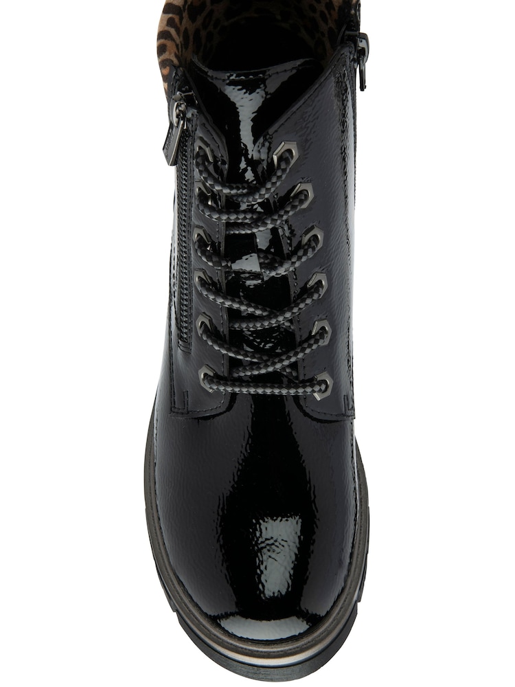 Lotus Black Ankle Boots - Image 4 of 4