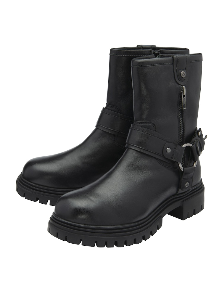 Lotus Black Ankle Boots - Image 2 of 4
