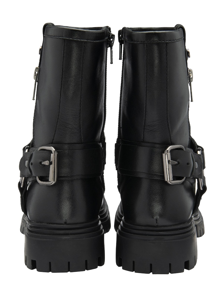 Lotus Black Ankle Boots - Image 3 of 4