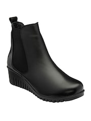 Lotus Black Ankle Boots - Image 1 of 4
