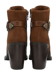 Lotus Brown Ankle Boots - Image 3 of 4
