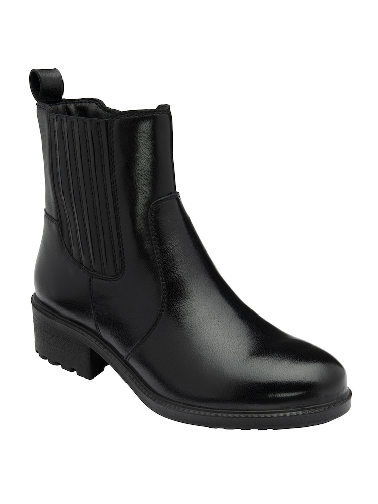 Black - Lotus Ankle Boots - Image 1 of 4 Black - Lotus Ankle Boots - Image 1 of 4