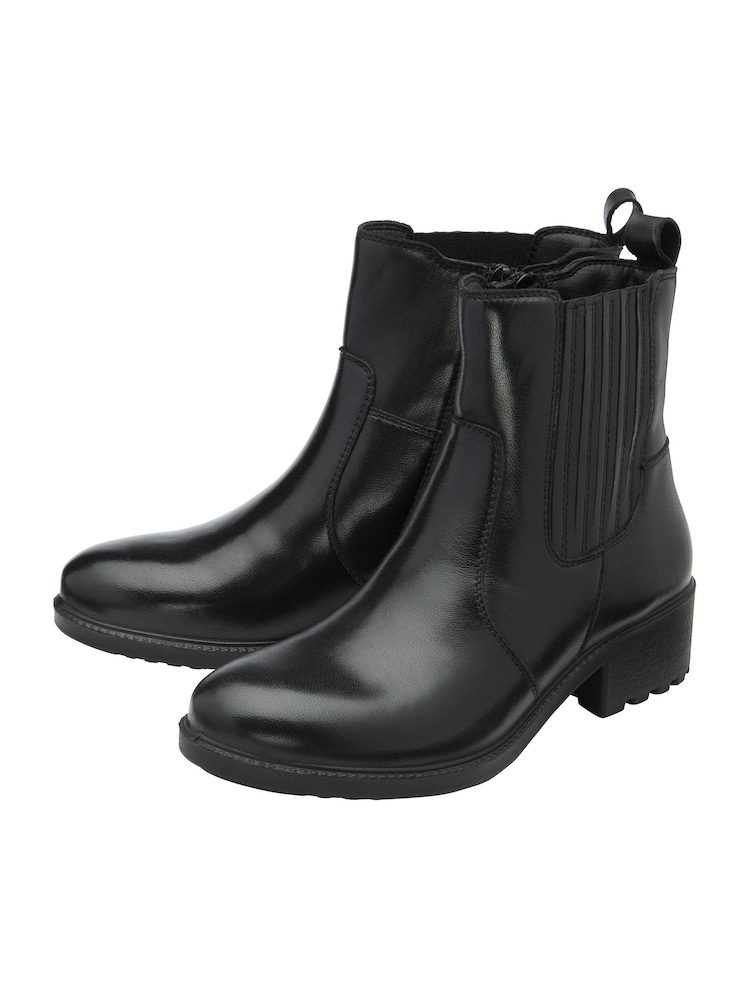 Lotus Black Ankle Boots - Image 2 of 4