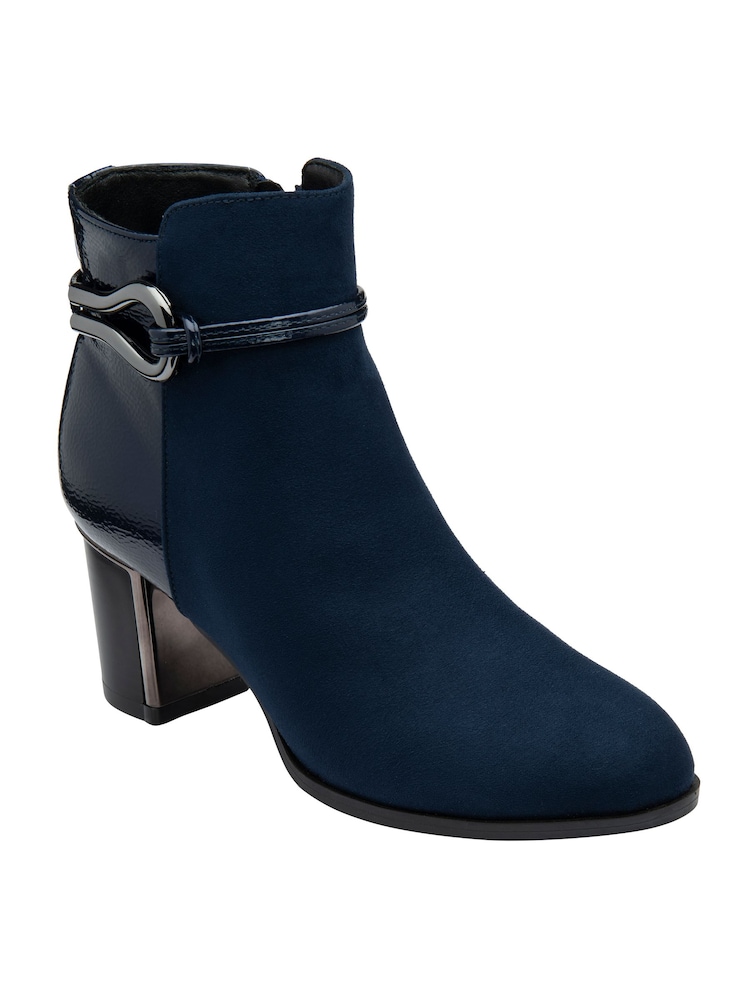 Lotus Blue Ankle Boots - Image 1 of 4